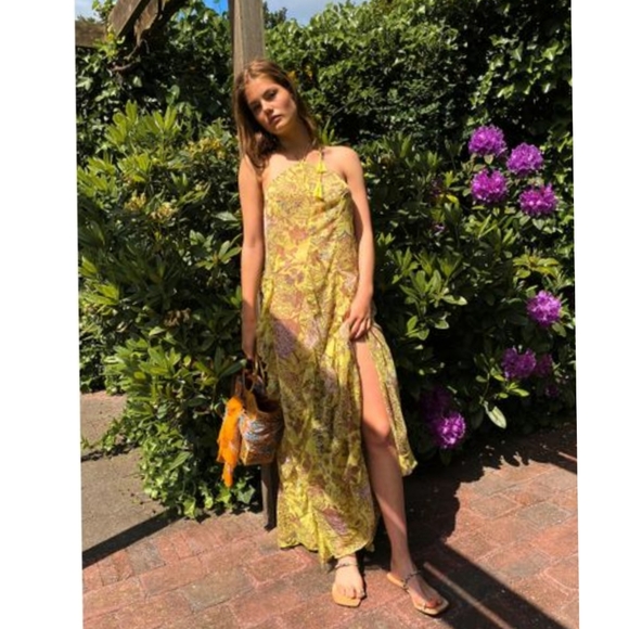 💯%FP Sandy Shores Printed Maxi Slip - Picture 7 of 8